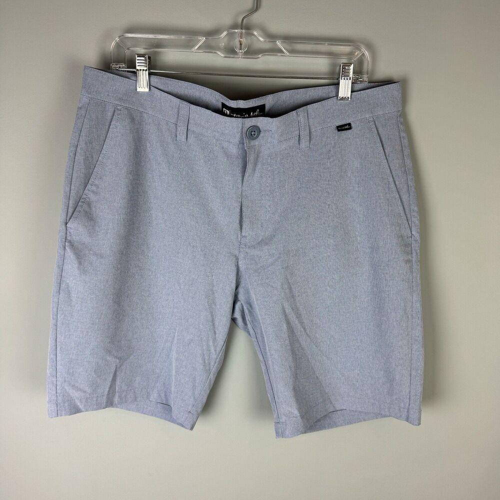Travis Mathew Beck Golf Shorts Men's Size 34 Blue Style # 1MM208